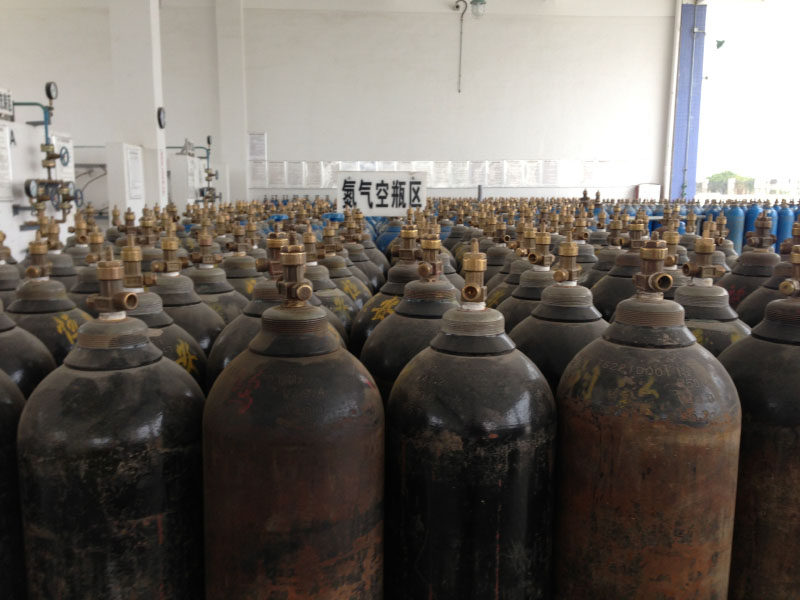 氮气空瓶区