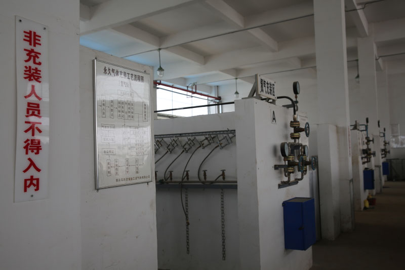 氮气充装区全貌